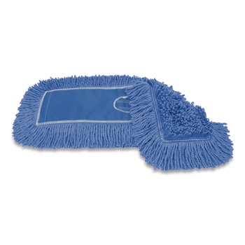 MOP HEADS | Nexstep Commercial Products 94072 MaxiTwist Microfiber Dust Mops, Microfiber, 24-in x 5-in, Blue