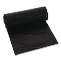 Low-Density Trash Bags | Classic 1507281 33 Gallon 0.63 mil 33 in. x 39 in. Linear Low-Density Can Liners - Black (250/Carton) image number 2