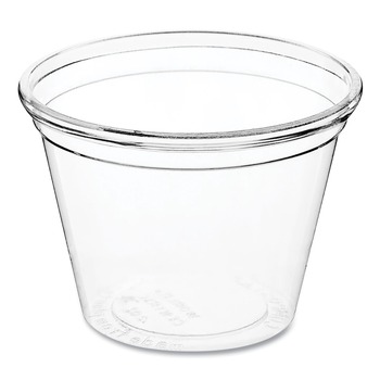 World Centric CP-CS-1S 1 oz PLA Plastic Cold Cups - Clear (3000/Carton)