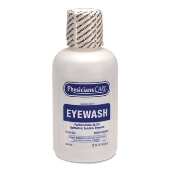 EYE WASH STATIONS | PhysiciansCare by First Aid Only 24101001 16 oz Bottle Eye Wash