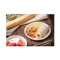 Plates | Pactiv Corp. PSP10EC EarthChoice Pressware 10 in. Diameter Plate Paper Compostable Dinnerware - White (300/Carton) image number 3