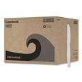 Disposable Knives | Boardwalk BWKKNIFEHW Heavyweight Polystyrene Cutlery Knife - White (1000/Carton) image number 0