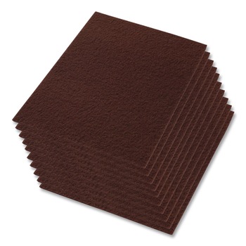 Americo 42071428 28 in. x 14 in. EcoPrep EPP Specialty Pads - Maroon (10/Carton)