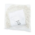 Mop Heads | Boardwalk BWK1312 12 in. x 5 in. Cotton Dust Mop Head - White image number 2