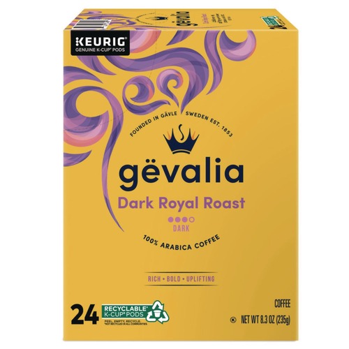 Coffee - Caffeinated | Keurig 5000363998 Kaffee K-Cups - Dark Royal Roast (24/Box) image number 0