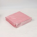 Paper Wraps | Paterson WG01008 12 in. x 12 in. Grease-Resistant Food Wrap - Red Check (5000/Carton) image number 0