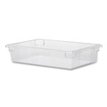 Perforated Roll & Hand Towels | Rubbermaid Commercial FG330800CLR 8.5 Gallon 26 in. x 18 in. x 6 in. Food/Tote Boxes - Clear image number 1