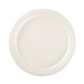 Plates | Hefty RFP D77300 ECOSAVE 6.75 in. Diameter Plate Sugarcane Tableware - White (12/Carton) image number 2