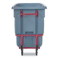 Carts & Trucks | Rubbermaid Commercial 2192462 1 cu yd BRUTE DURATILT Frame Tilt Truck Standard Duty 1200 lb Capacity Gray image number 5