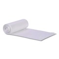 Low-Density Trash Bags | Boardwalk H7450PCKR01 44 Gallon 1.3 mil 37 in. x 50 in. Perforated Roll Low-Density Waste Can Liners - Clear (100/Carton) image number 3