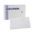 High-Density Trash Bags | Boardwalk Z8648VNK 43 in. x 48 in. 56 gal. 16 mic High Density Industrial Can Liners - Natural (200/Carton) image number 0