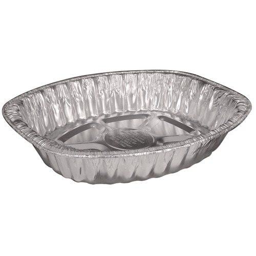 Aluminum Pans & Lids | Handi-Foil HFA 32400-100 14.43 in. x 3.12 in. x 17.68 in. 272 oz. Giant Rack Aluminum Roaster Pan - Silver (100/Carton) image number 0
