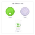 Perforated Roll & Hand Towels | Eco-Products EP-CC10-GS 10 oz GreenStripe PLA Plastic Cold Cups - Clear (1000/Carton) image number 7