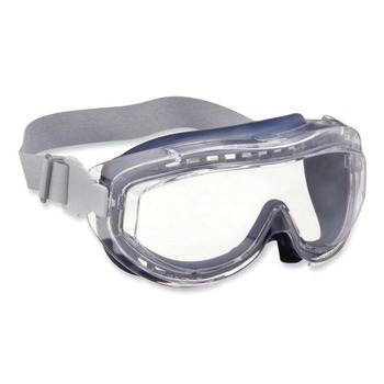Honeywell Uvex S3400HS Flex Seal HydroShield Anti-Fog/Anti-Scratch Lens OTG Goggles - Clear/Navy/Gray
