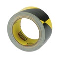 Safety Tapes | 3M 5702 2 in. x 108 ft. Safety Stripe Tape - Black/Yellow image number 2