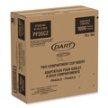 Food Containers & Lids | Dart PF35C2 3.6 in. Diameter x 1.3 in. Height Plastic Cup Insert - Clear (1000/Carton) image number 1