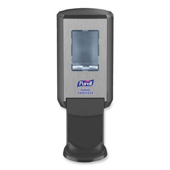 PURELL 5124-01 CS4 4.88 in. x 8.19 in. x 11.38 in. 1,200 mL Hand Sanitizer Dispenser - Graphite (1/Carton)