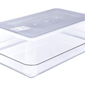 Food Storage Containers & Lids | Carlisle 10202B07 19.4 qt 12.5 in. x 20.75 in. x 6 in. StorPlus Polycarbonate Food Pan - Clear image number 2