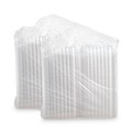 Food Containers & Lids | Dart C95PST1 ClearSeal 9.3 in. x 8.8 in. x 3 in. Hinged-Lid Plastic Containers - Clear (200/Carton) image number 2