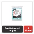 Perforated Roll & Hand Towels | WypAll 91367 Power Clean ProScrub 12 in. x 9.5 in. Pre-Saturated Wipes - Citrus Scent, Green (75/Pack, 6 Packs/Carton) image number 7