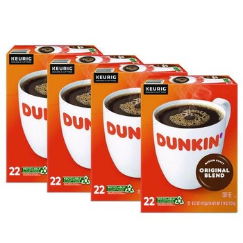 Dunkin' 5000380509 K-Cup Pods - Dunkin Regular (88/Carton)