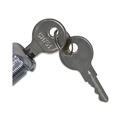 Furniture Cart Accessories | Rubbermaid Commercial FG9T73M20000 Replacement Lock and Keys for Cleaning Carts - Silver image number 1