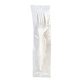 Disposable Forks | Boardwalk BWKFORKMWPPIW Fork Mediumweight Wrapped Polypropylene Cutlery - White (1000/Carton) image number 0