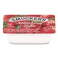 Perforated Roll & Hand Towels | Smucker's 5150000767 0.5 oz. Jelly/Jam Plastic Portion Control Cups - Strawberry (200/Carton) image number 1