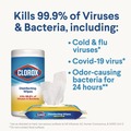 Cleaning Cloths & Wipes | Clorox 31404 8 in. x 7 in. 1-Ply Easy Pull Pack Disinfecting Wipes - Lemon Scent, White image number 7