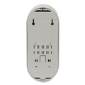 Soap Dispensers | Dial Professional 1700034055 3.75 in. x 3.38 in. x 8.75 in. 15 oz Versa Dispenser for Pouch Refills - Light Gray/White (6/Carton) image number 4