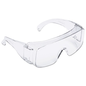 3M TGV01-100 Tour-Guard V Protective Frameless OTG Eyewear - Clear Single Lens (100/Carton)