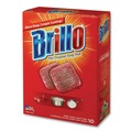 Scouring Pads & Sticks | Brillo 23310 2.5 in. x 3 in. Steel Wool Soap Pads - Gray/Pink (12/Carton) image number 3