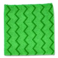 Cleaning Cloths & Wipes | Rubbermaid Commercial FGQ62000GR00 16 in. x 16 in. Microfiber Reusable Cleaning Cloths - Green (12/Carton) image number 3