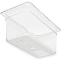 Food Storage Containers & Lids | Carlisle 3066207 6.88 in. x 12.75 in. x 6 in. 5.7 qt. StorPlus Polycarbonate Plastic Food Pan - Clear image number 2