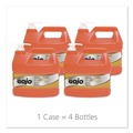 Hand Soaps | GOJO Industries 0945-04 Natural Orange 1 gal. Smooth Hand Cleaner - Citrus Scent (4/Carton) image number 4