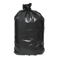 Low-Density Trash Bags | Classic 1507281 33 Gallon 0.63 mil 33 in. x 39 in. Linear Low-Density Can Liners - Black (250/Carton) image number 1