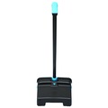 Dust Pans | Impact T0011-01 12.32 in. Wide 31.84 in. Aluminum Handle Plastic LobbyMaster Dust Pan - Blue/Black (6/Carton) image number 2