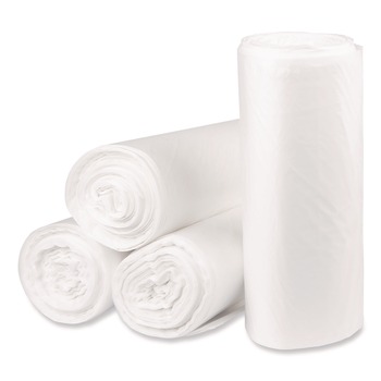 Pitt Plastics PCRH333913N Eco Strong Plus 33 in. x 39 in. 13 mic 33 Gallon Can Liners - Natural (250/Carton)