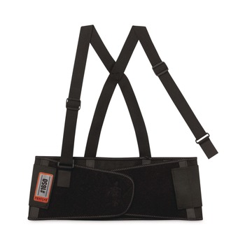 Ergodyne 11097 ProFlex 1650 Economy Elastic Back Support Brace, 3X-Large, 46-in to 52-in Waist, Black