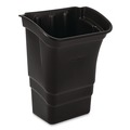 Carts & Trucks | Rubbermaid Commercial FG335388BLA 8 Gallon Rectangular Optional Utility Cart Refuse/Utility Bin - Black image number 1