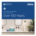 Perforated Roll & Hand Towels | Kleenex 25630 7.5 in. x 700 ft. 1-Ply Hard Roll Paper Towels with Premium Absorbency Pockets - White/Green Core (6-Rolls/Carton) image number 3