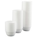 Bowls | Dart 12B32 12 oz. Insulated Foam Bowls - White (1000/Carton) image number 0