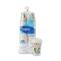 Cups | Dixie 5342COMBO600 PerfecTouch 12 oz. Paper Hot Cups and Lids Combo - Multicolor (50/Pack) image number 0