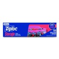 Resealable Bags | Ziploc 383231 9.6 in. x 12.1 in. Double Zipper Storage Bags - Clear (12/Carton) image number 1