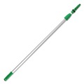 Extension Poles & Handles | Unger EZ250 8 ft. Two Sections Opti-Loc Aluminum Extension Pole - Green/Silver image number 0