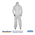 Cleaning Cloths & Wipes | Ansell 38939 A35 Liquid and Particle Protection Coveralls Hooded - X-Large, White (25/Carton) image number 1