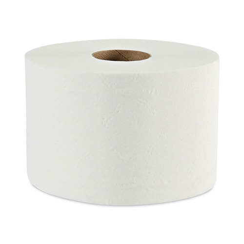 Perforated Roll & Hand Towels | Boardwalk BWK45XTRA 2-Ply OptiCore Green Xtra Septic Safe Controlled Bath Tissue - White (36/Carton) image number 0