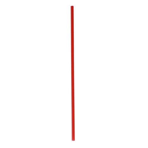 Straws/Stems/Sticks | Boardwalk BWKJSTW1025RED 10.25 in. Wrapped Jumbo Polypropylene Straws - Red (2000/Carton) image number 0
