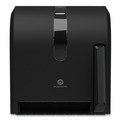 Towel Dispensers | Georgia Pacific Professional 54338A 13 in. x 10 in. x 14.4 in. Hygienic Push-Paddle Roll Towel Dispenser - Black image number 0