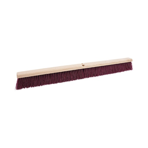 Brooms | Boardwalk BWK20336 3.25 in. Maroon Stiff Polypropylene Bristles 36 in. Brush Floor Brush Head image number 0